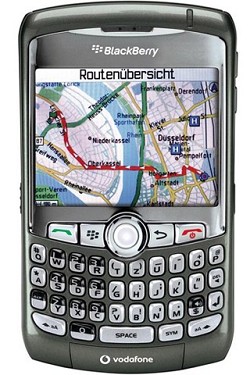 BlackBerry Curve 8310: nuovo smartphone di Tim con navigatore Garmin integrato e mappe incluse. Due mesi Internet ed e-mail gratis